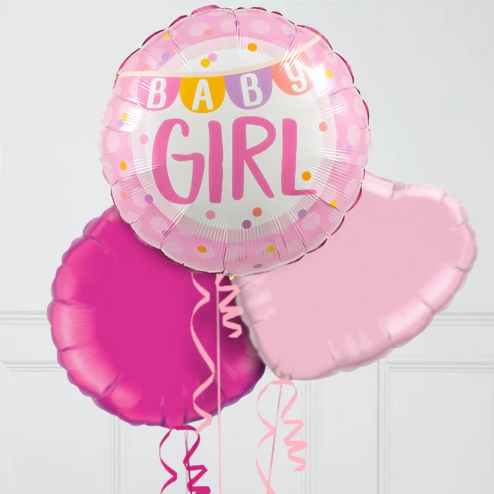 18" Μπαλόνι γέννησης Baby Girl - Banner