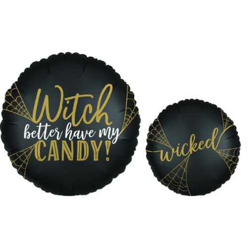 18" Μπαλόνι Halloween satin Wicked