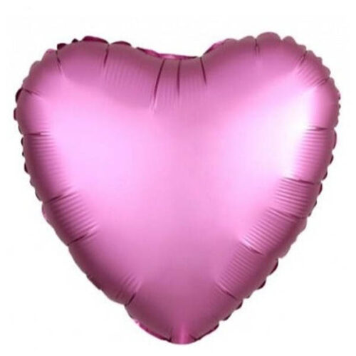 18" Μπαλόνι καρδιά Chrome Λιλά