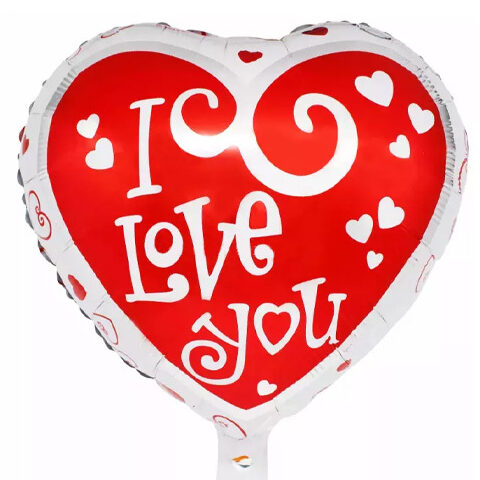 18" Μπαλόνι Καρδιά Funky