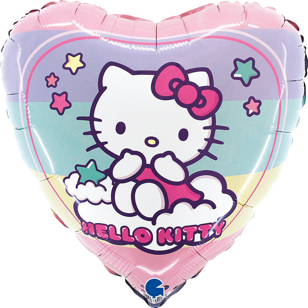 18" Μπαλόνι Καρδιά Hello Kitty