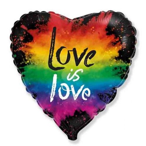 18" Μπαλόνι καρδιά  Love is Love