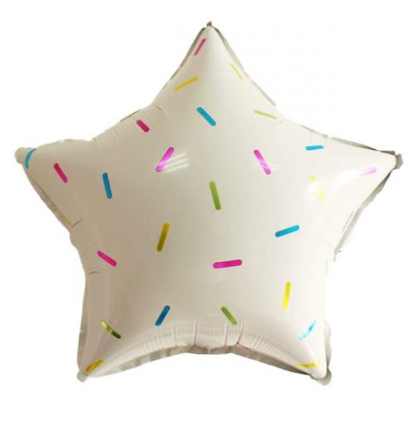 18" Μπαλόνι με πιτσιλιές αστέρι