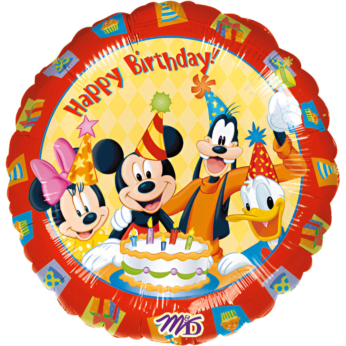 18" Μπαλόνι Mickey και παρέα Happy Birthday