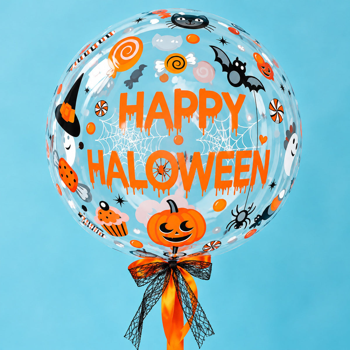 18" Bubble Μπαλόνι - Happy Halloween
