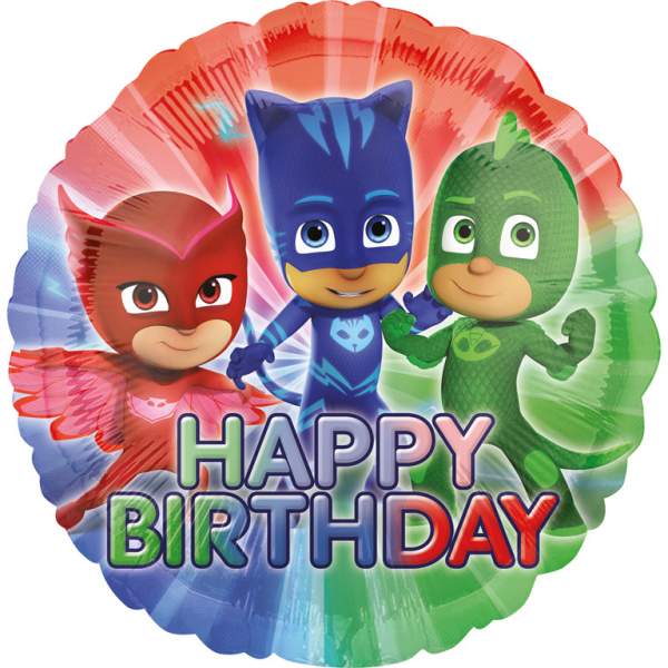 18" Μπαλόνι PJ Masks Happy Birthday