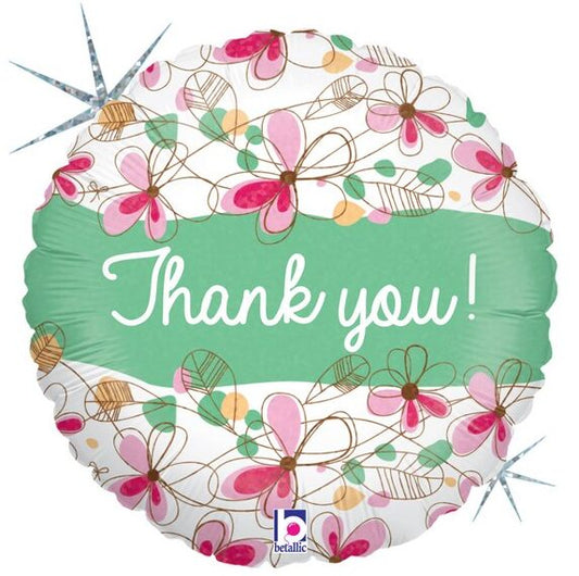 18" Μπαλόνι Thank You Floral