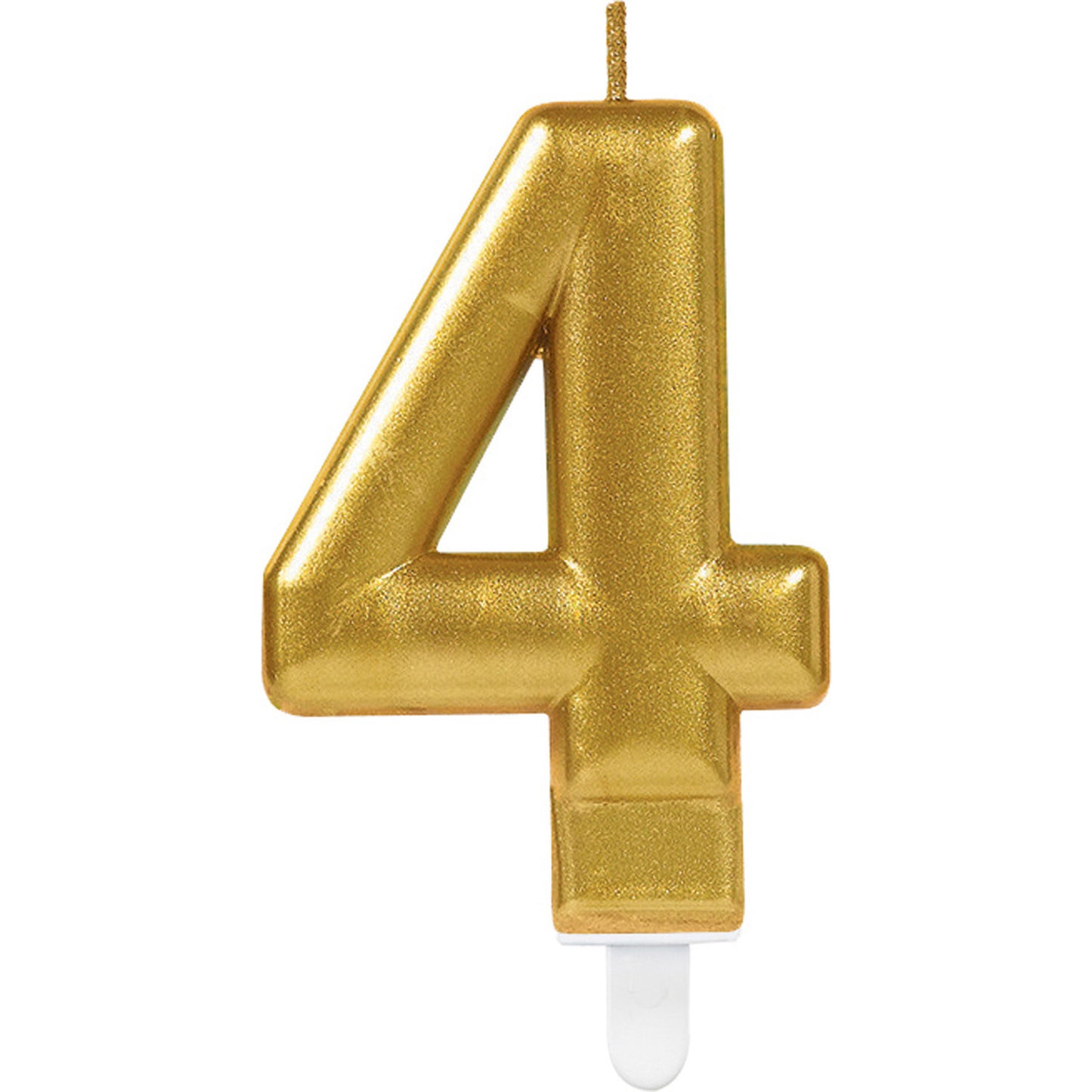 Κερί Χρυσό 4 Sparkling Celebrations Gold / 8 εκ ύψος