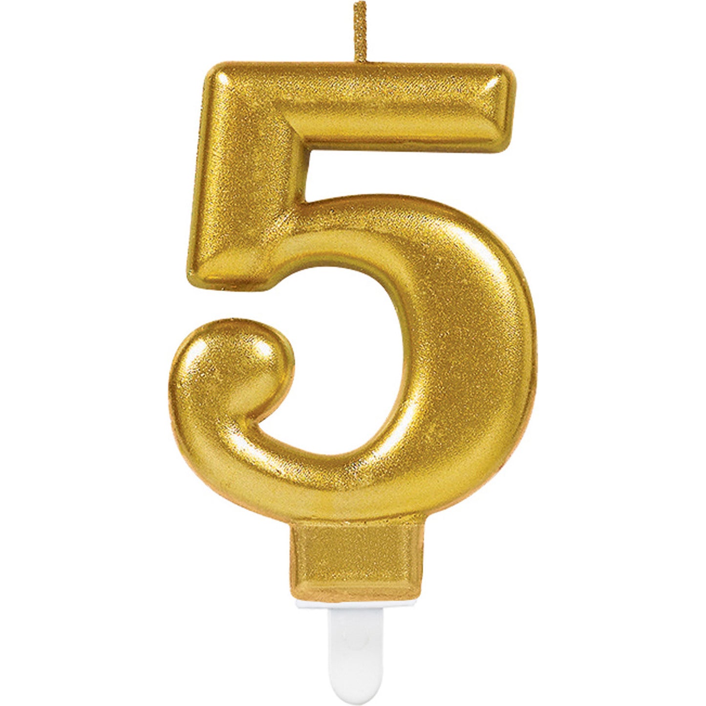Κερί Χρυσό 5 Sparkling Celebrations Gold / 8 εκ ύψος