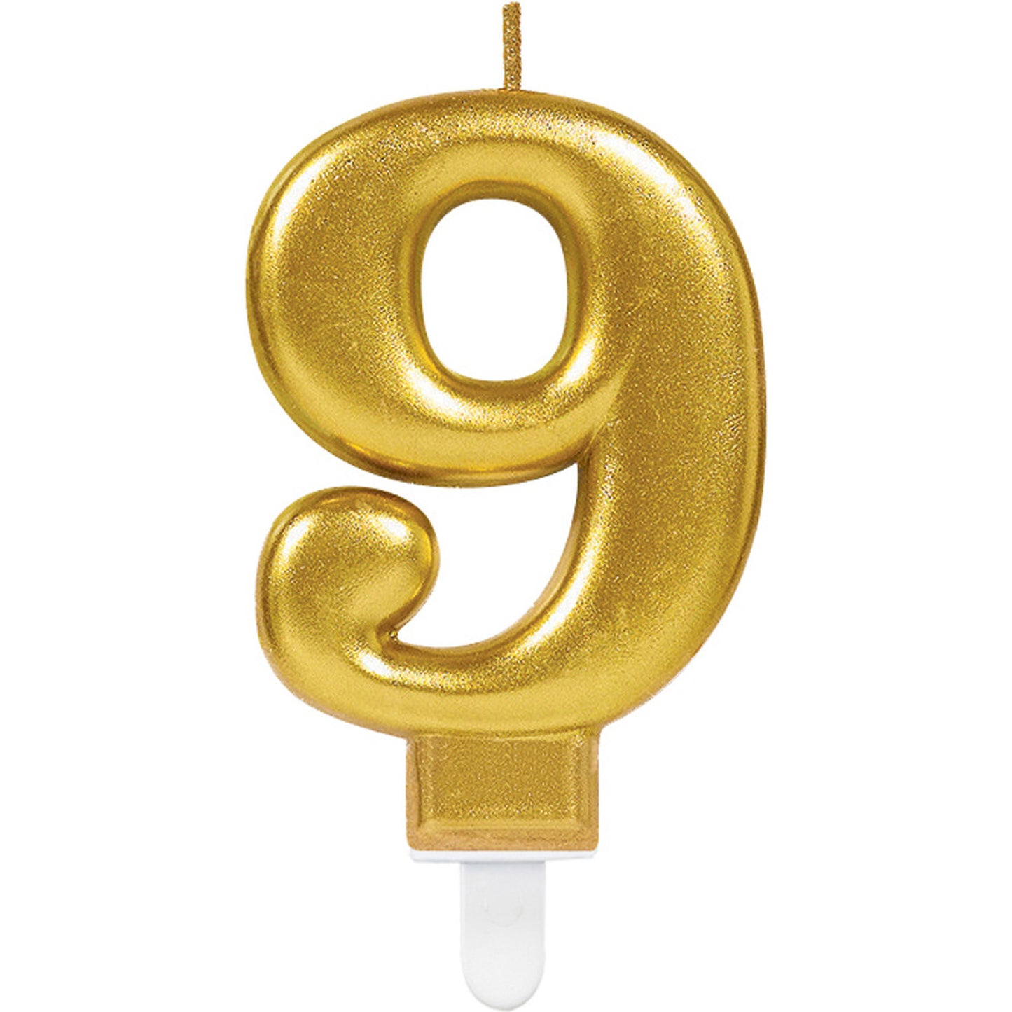 Κερί Χρυσό 9 Sparkling Celebrations Gold / 8 εκ ύψος