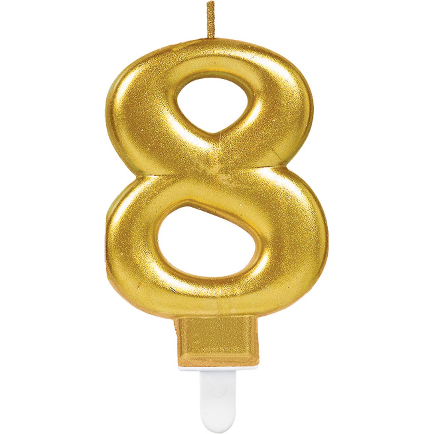 Κερί Χρυσό 8 Sparkling Celebrations Gold / 8 εκ ύψος