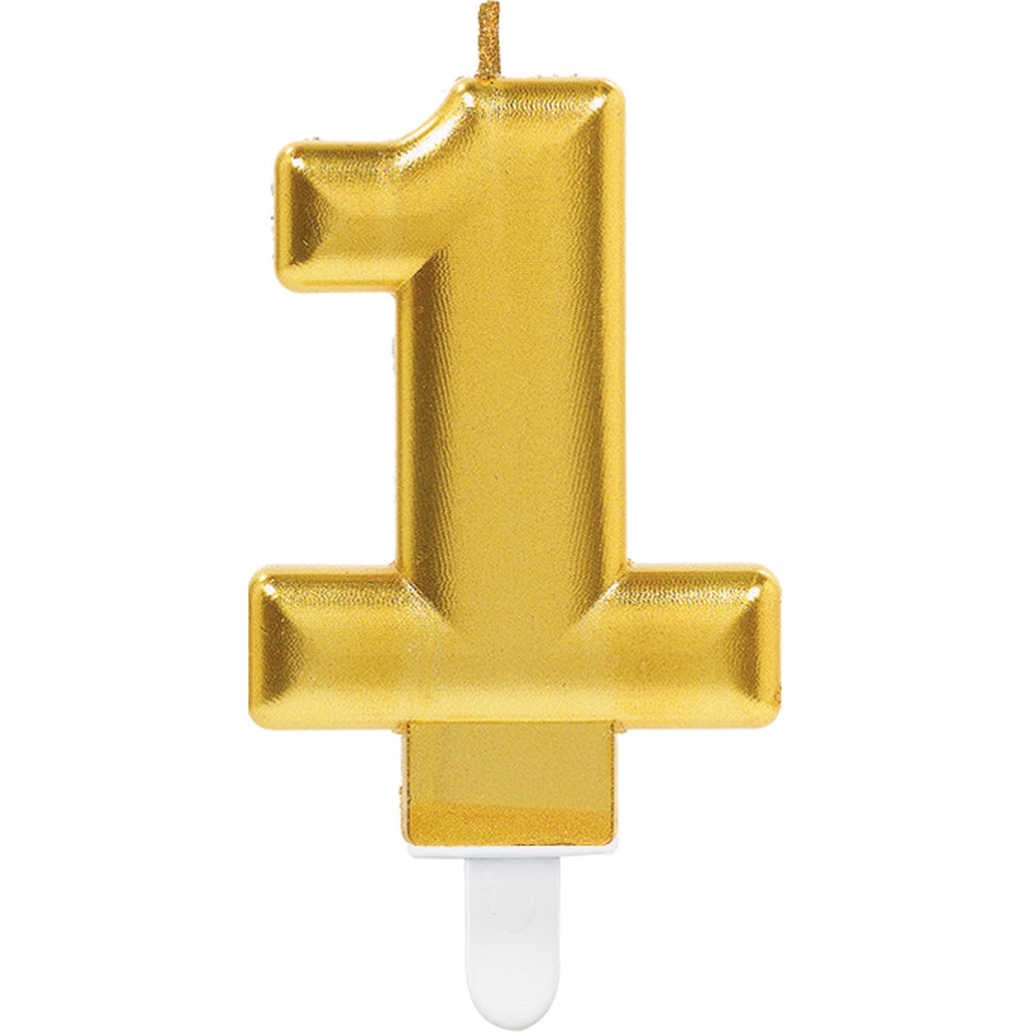 Κερί Χρυσό 1 Sparkling Celebrations Gold / 8 εκ ύψος