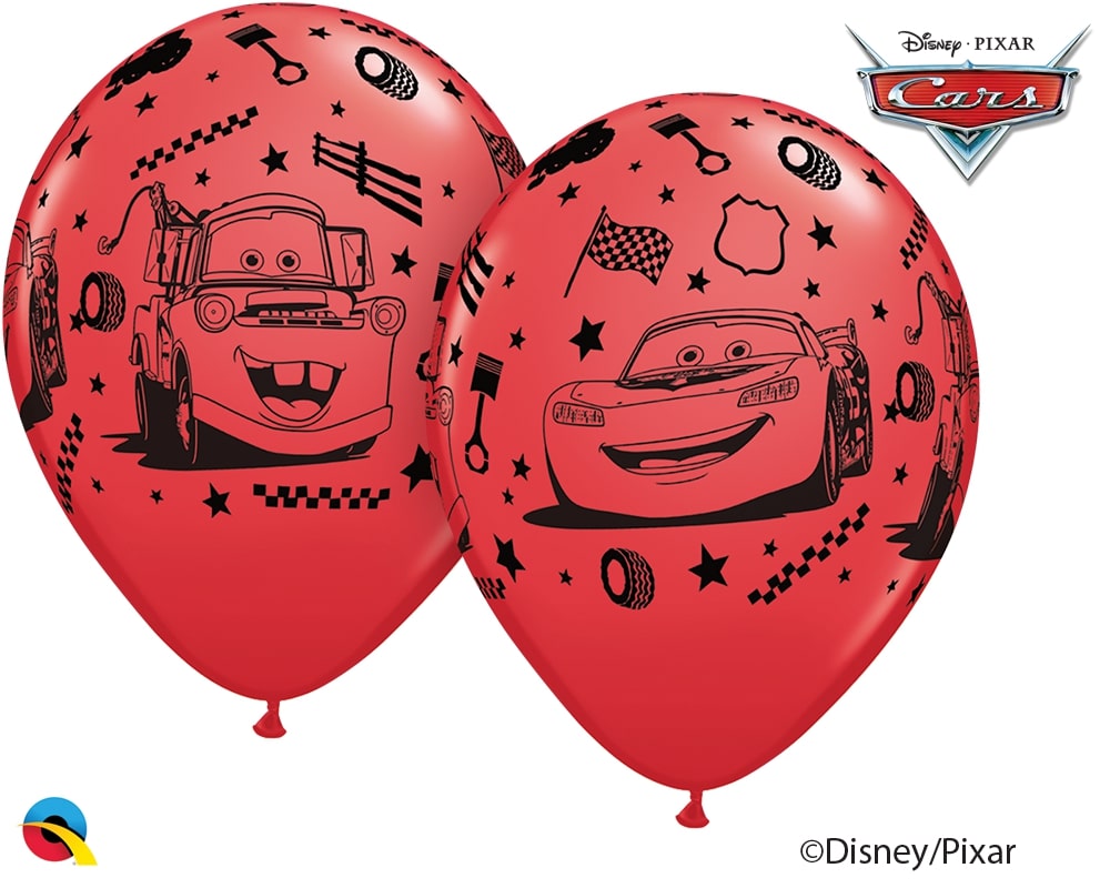 Μπαλόνια Λάτεξ 11 Cars Mcqueen & Mater / 6 τεμ