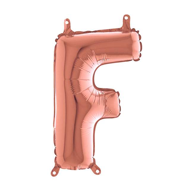 Mini Μπαλόνια Γράμματα Rosegold 36cm