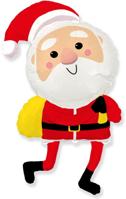 Μπαλόνι Φοιλ Super Shape Happy Santa - Άγιος Βασίλης 99εκ x 113εκ - Συσκευασμένο