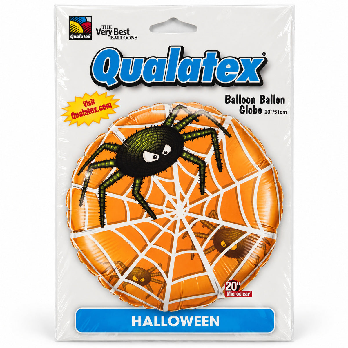 20" Μπαλόνι Halloween - Αράχνη με Ιστό