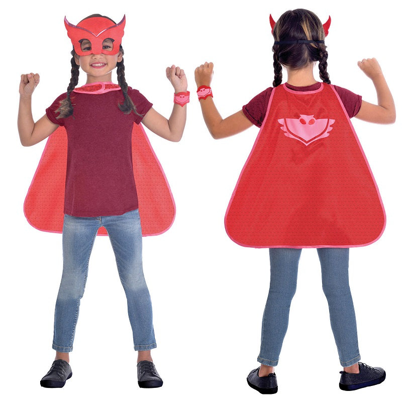 Στολή Costume PJ Masks Owlette Cape Set 4 - 8 Ετών