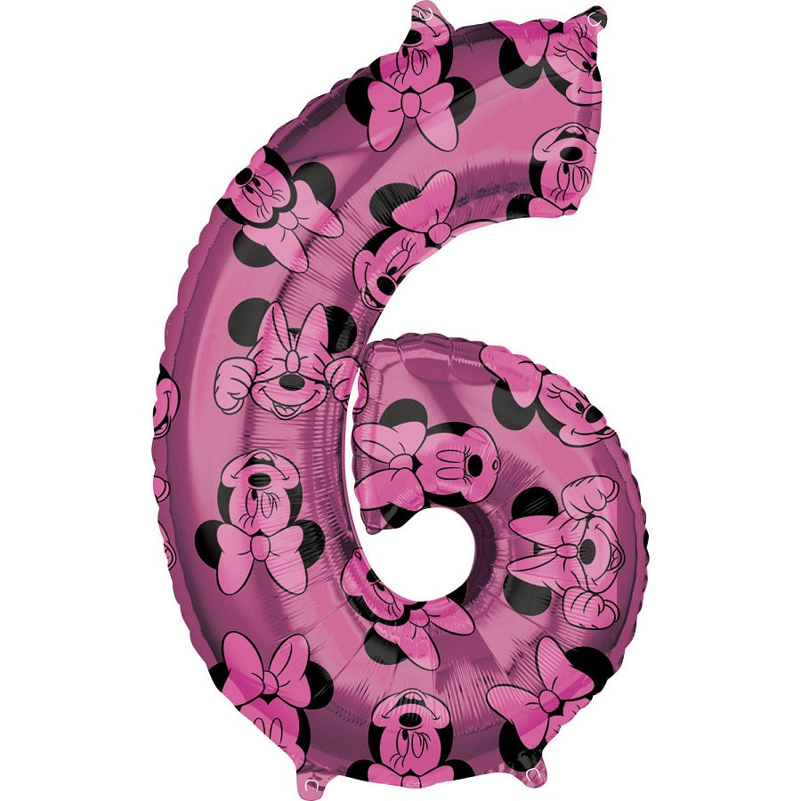 Μπαλόνι Φοιλ 26 Νούμερο 6 Minnie Mouse Forever / 66 εκ