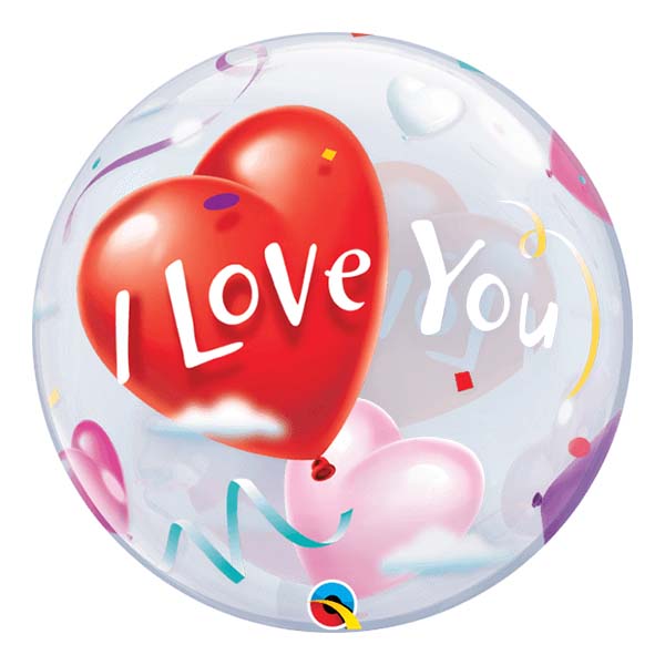 22" Μπαλόνι Bubble 'I Love You'