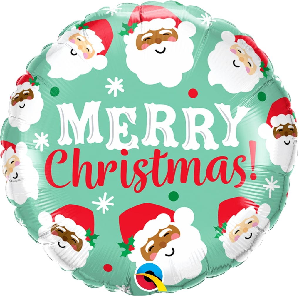 Μπαλόνι Φοιλ 18 Ho Ho Ho Christmas Santas Άγιος Βασίλης / 46εκ