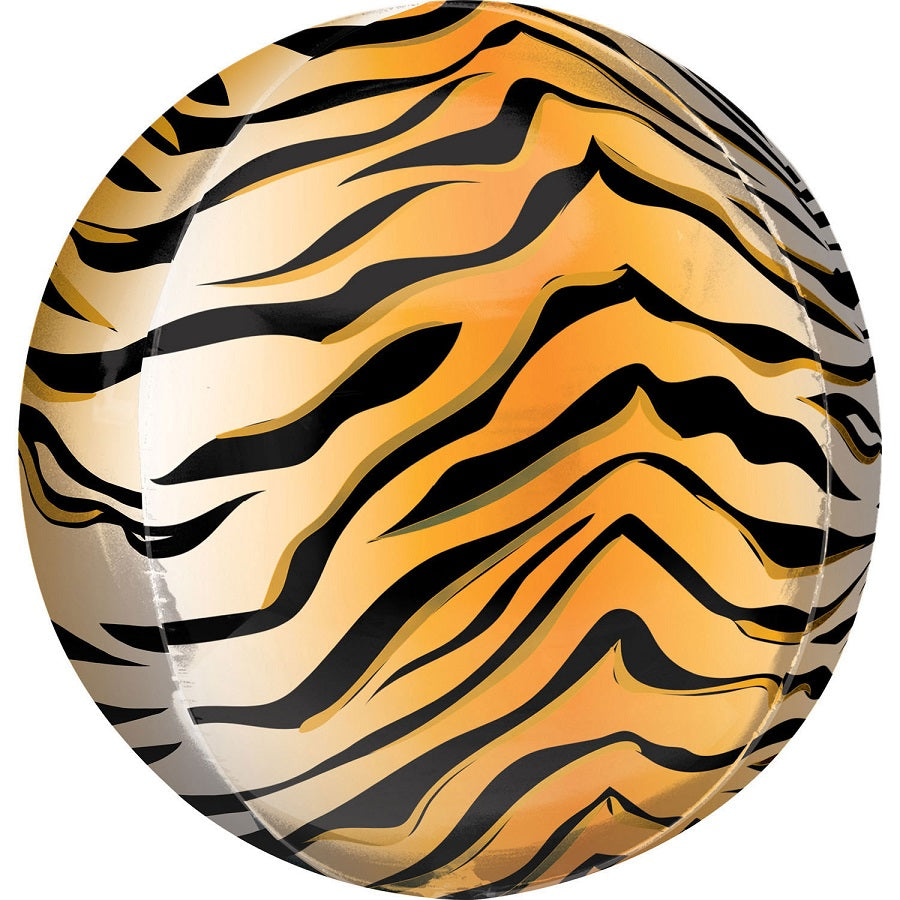 Μπαλόνι Φοιλ Orbz Tiger τίγρη/ 38εκ x 40εκ Safari Animalier - Animal Print