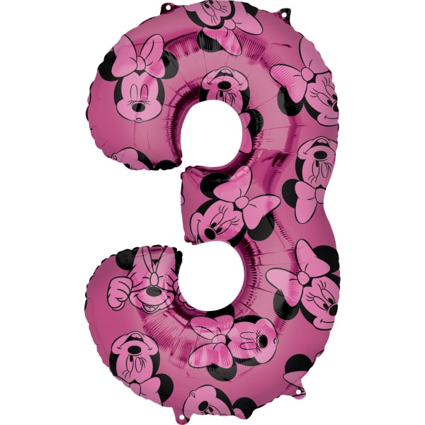 Μπαλόνι Φοιλ 26 Νούμερο 3 Minnie Mouse Forever / 66 εκ