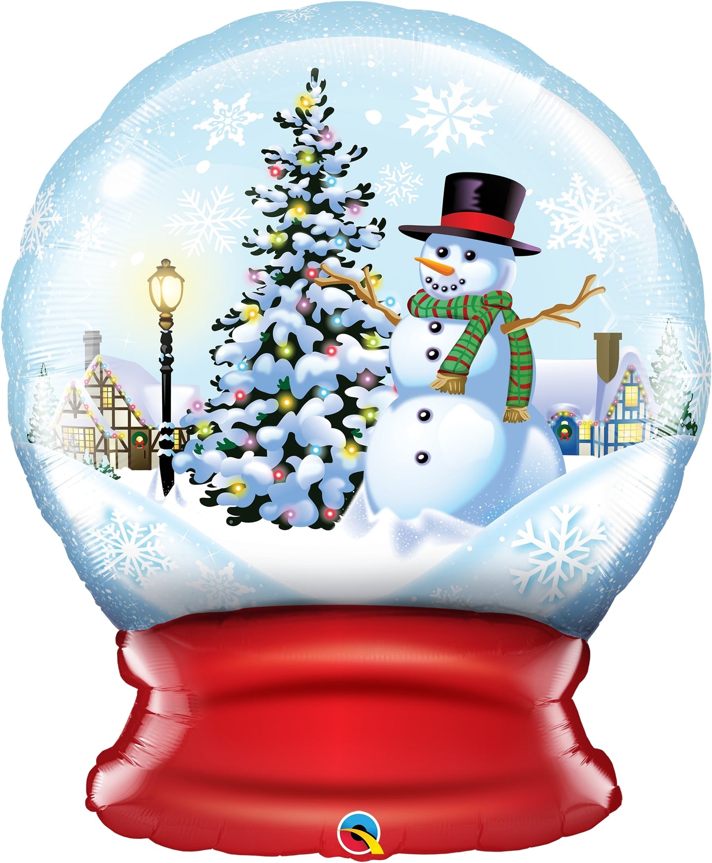 Μπαλόνι φοιλ Σχήμα 36 Snow Globe / 92 εκ - Χιονάνθρωπος