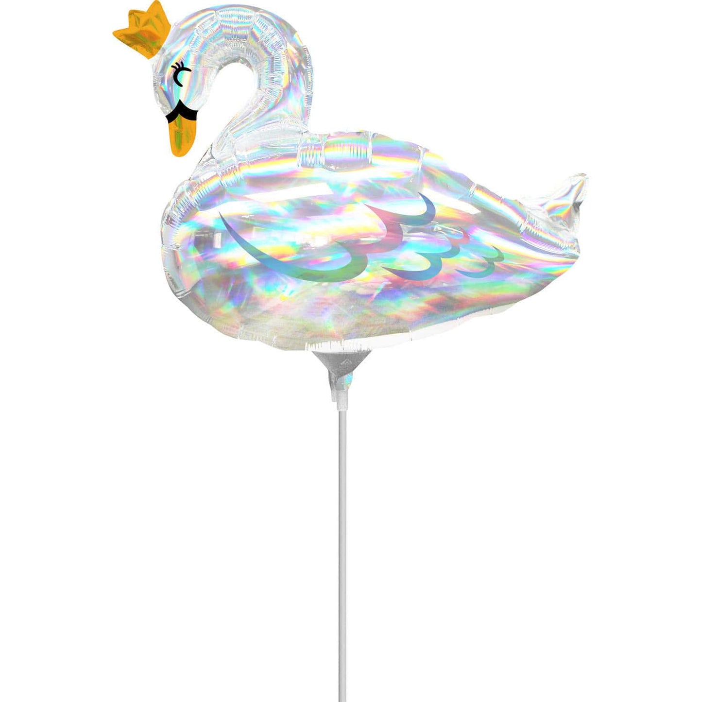 Μπαλόνι Φοιλ Μίνι 14 Iridescent Swan - Κύκνος