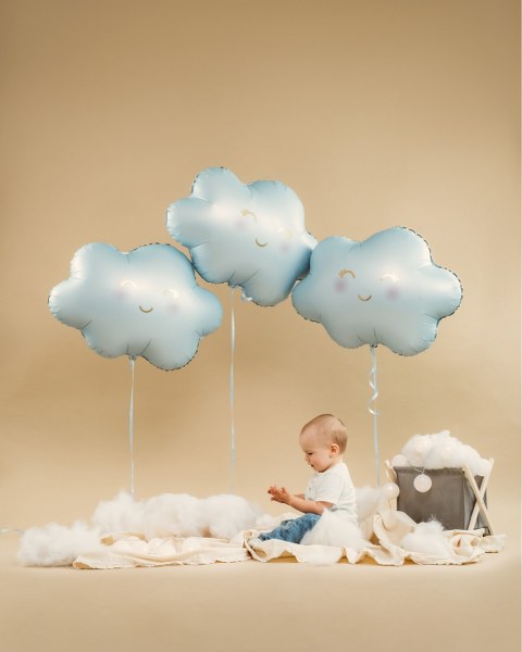 24'' Μπαλόνι γαλάζιο Συννεφάκι