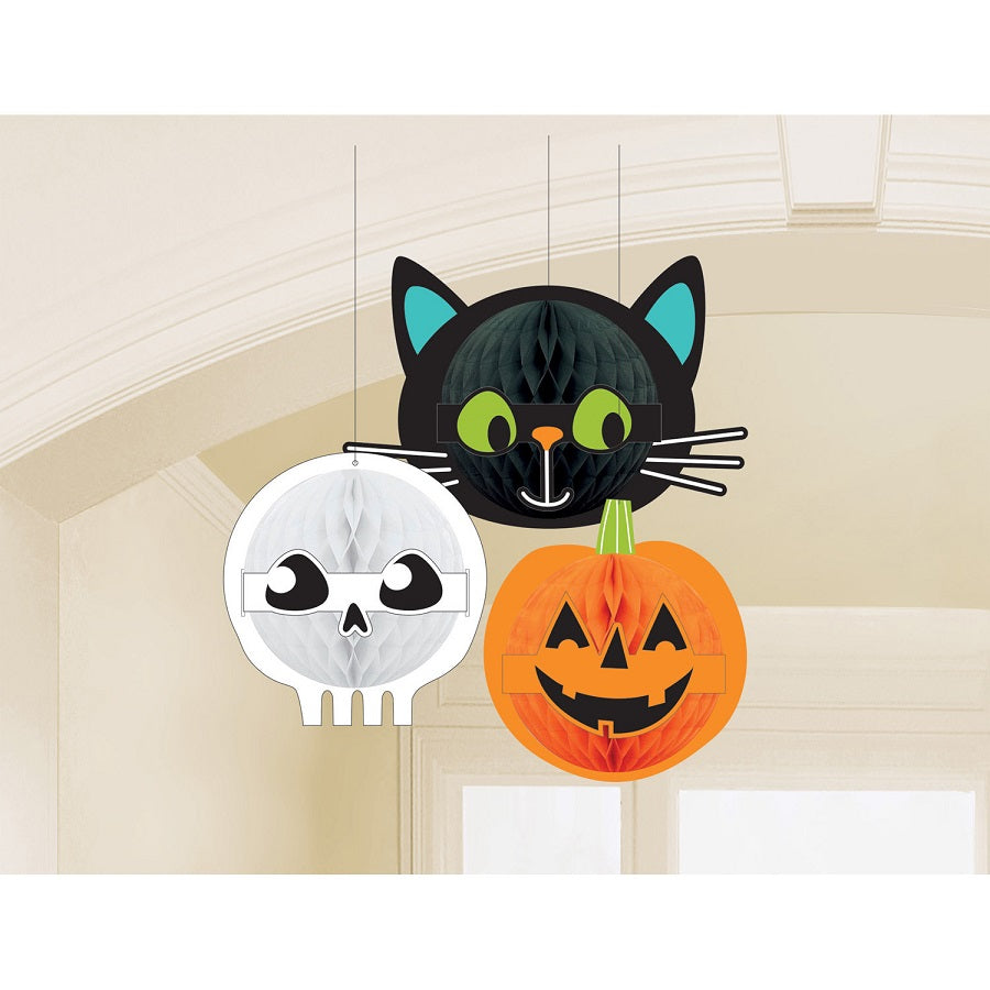 Κρεμαστά Διακοσμητικά Χάρτινα Hallo-ween Friends / 3 τεμ