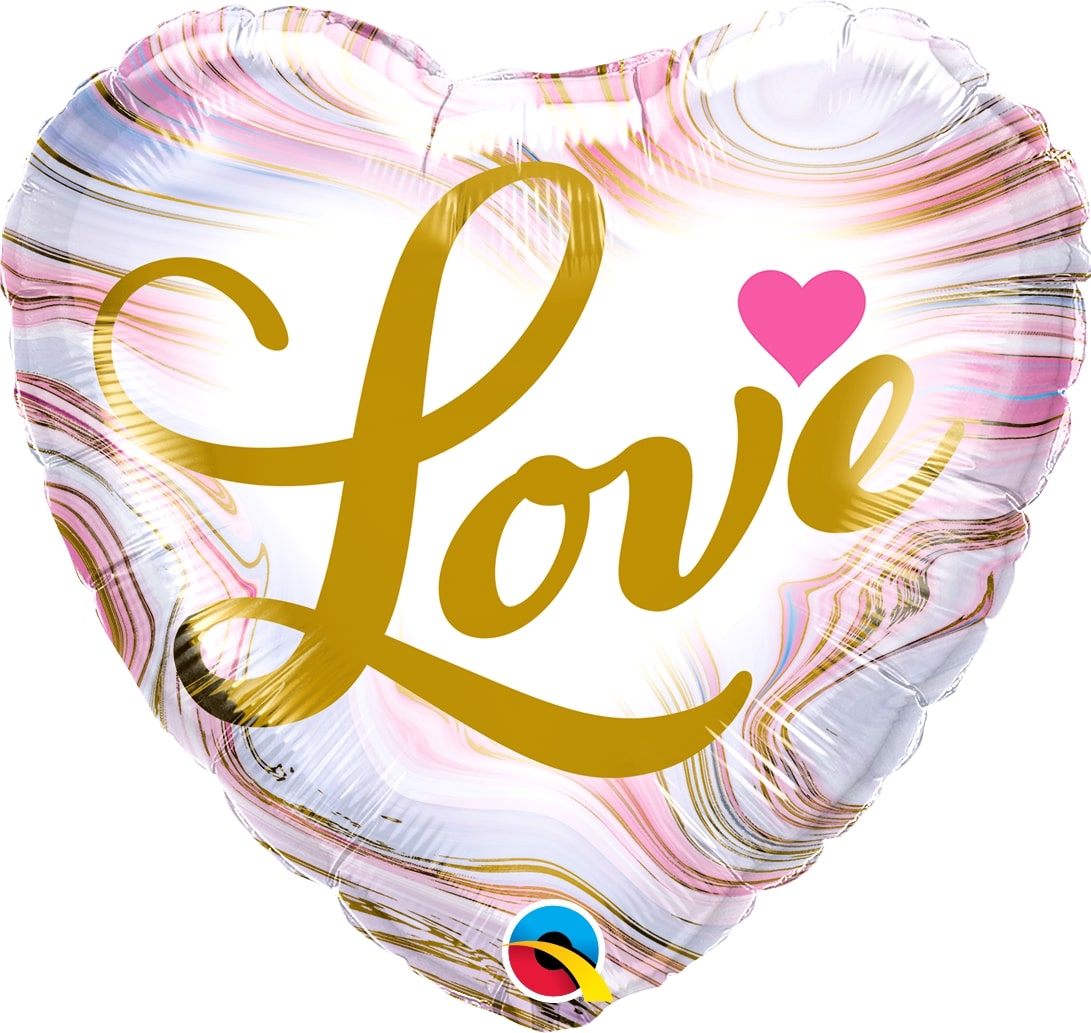 Μπαλόνι Φοιλ 18 Love Colorful Marble / 46 εκ