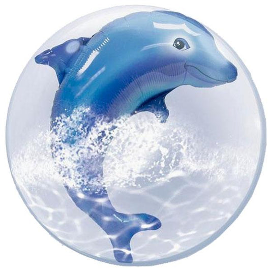 24" Μπαλόνι Bubble Δελφίνι