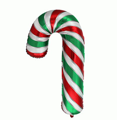 24" Μπαλόνι κόκκινο-πράσινο Candy Cane