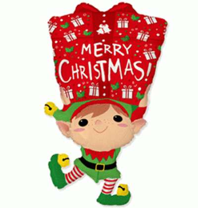 24" Μπαλόνι Ξωτικό με δώρο