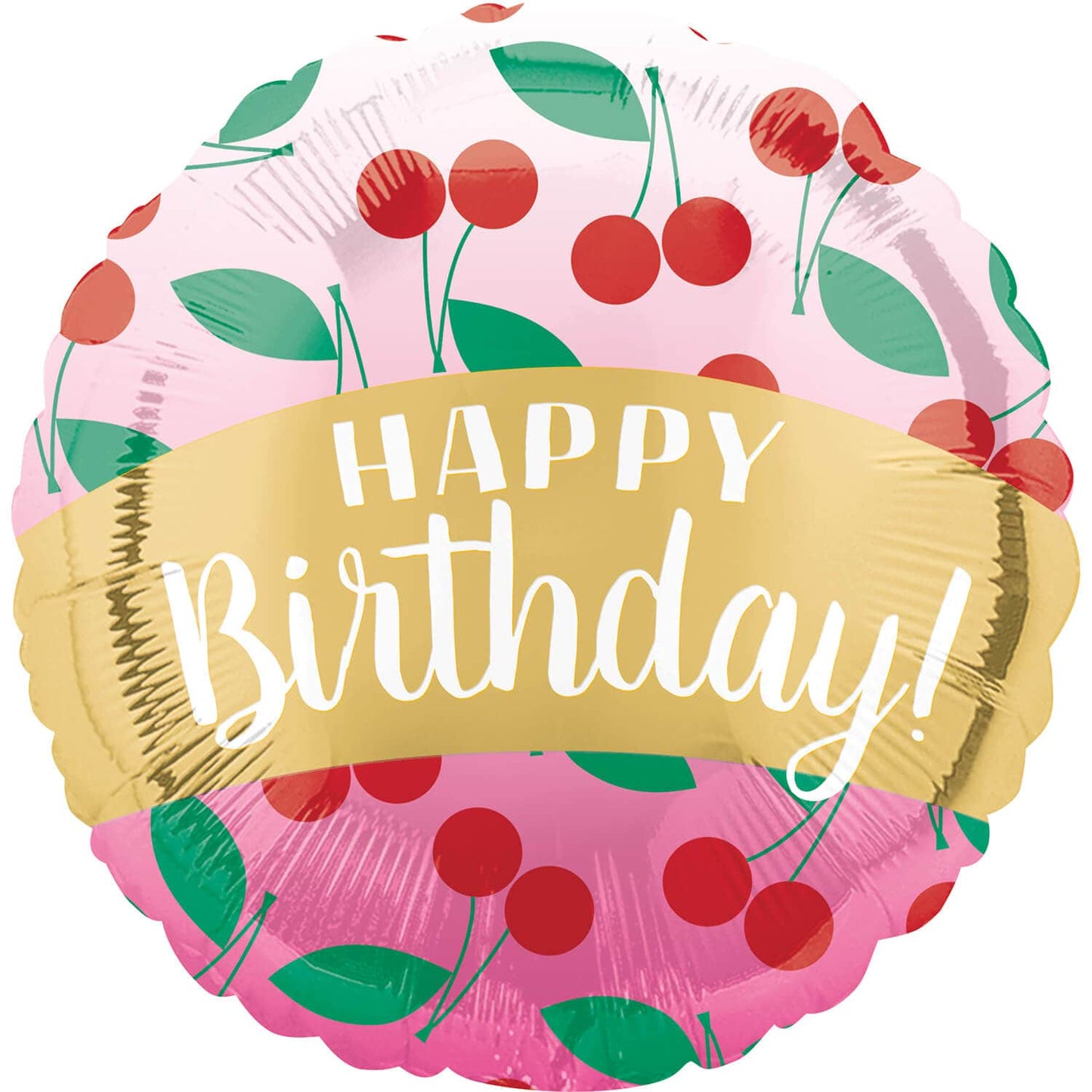 Μπαλόνι Φοιλ 18 Happy Birthday Cherries / 46 εκ