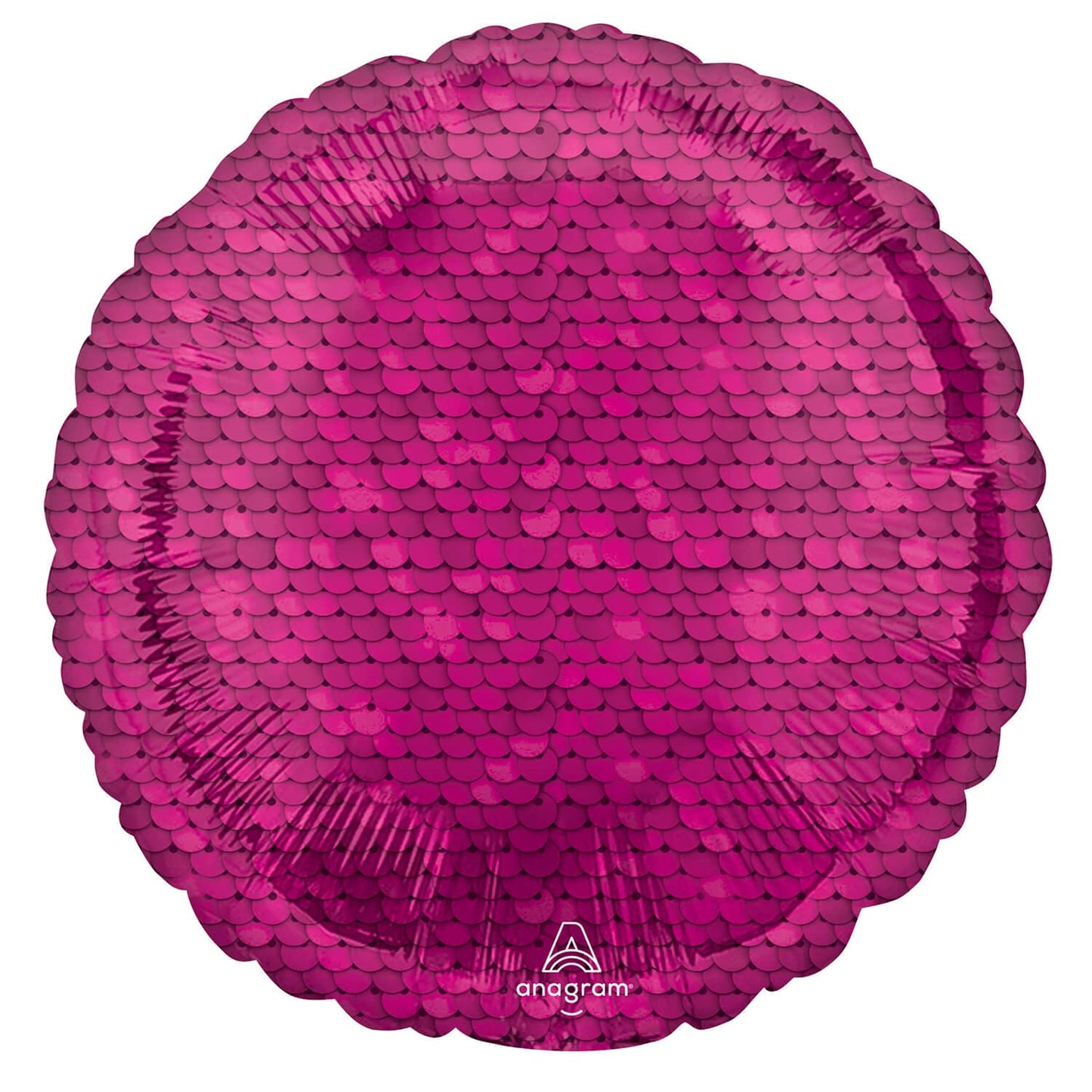 Μπαλόνι Φοιλ 18 Φούξια Sequins / 46 εκ