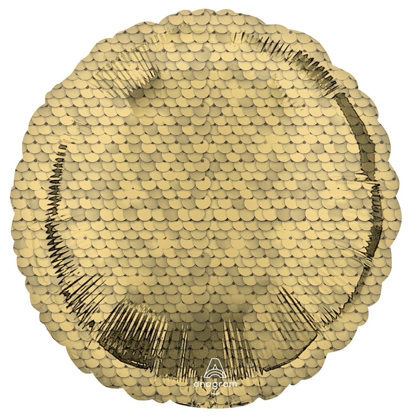 Μπαλόνι Φοιλ 18 Gold Sequins / 46 εκ Χρυσό