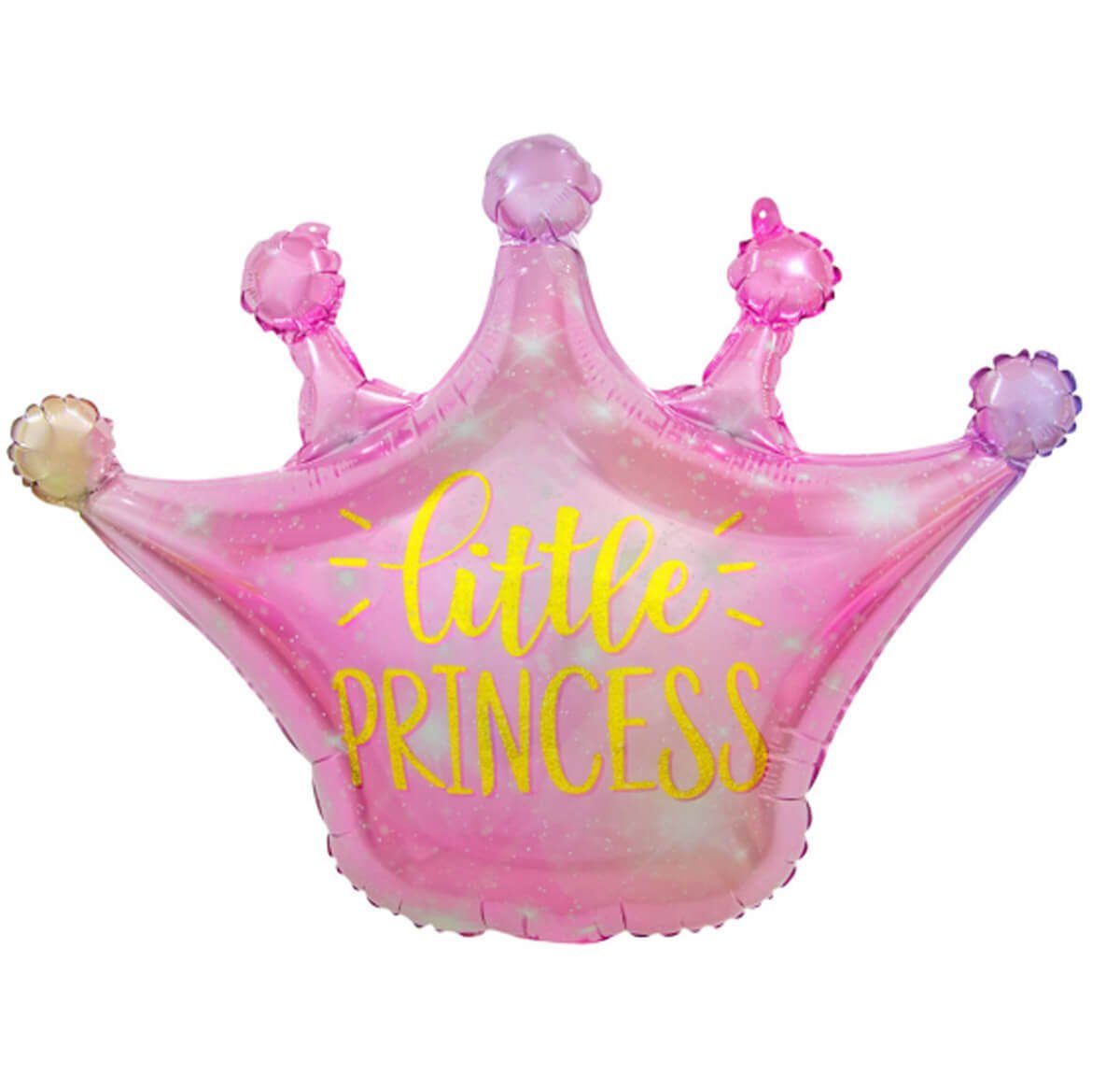 25" Μπαλόνι ροζ Κορώνα Little Princess