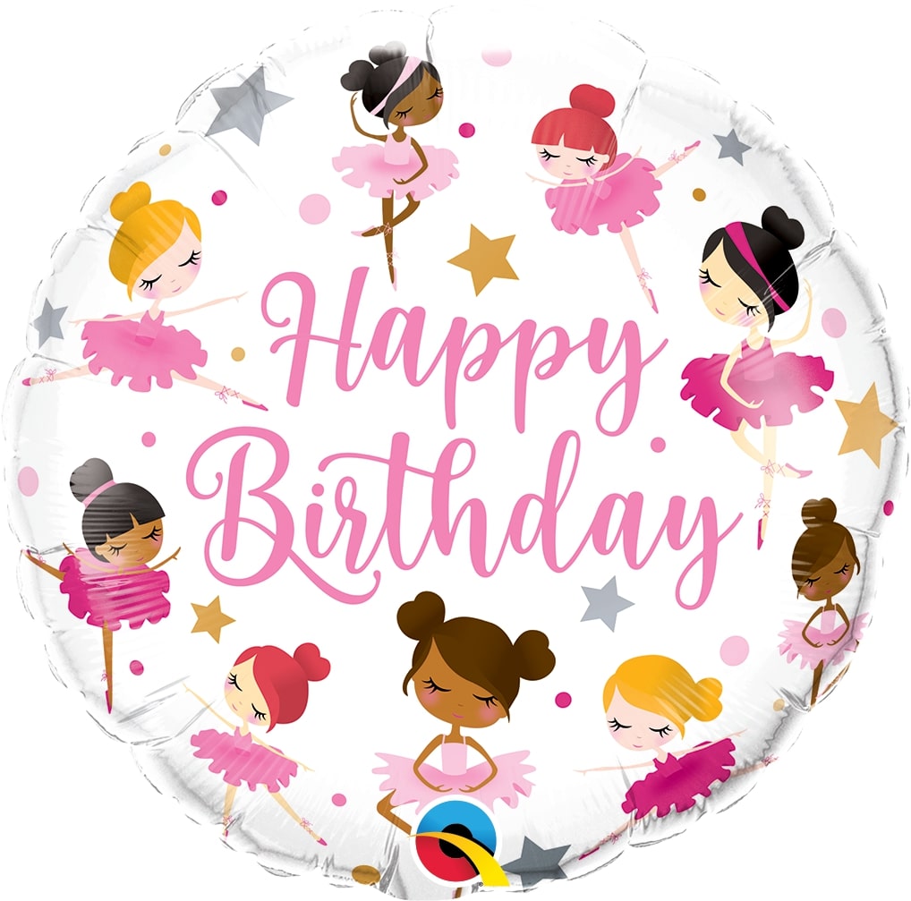 Μπαλόνι Φοιλ 18 Birthday Ballerinas - Μπαλαρίνα / 46 εκ