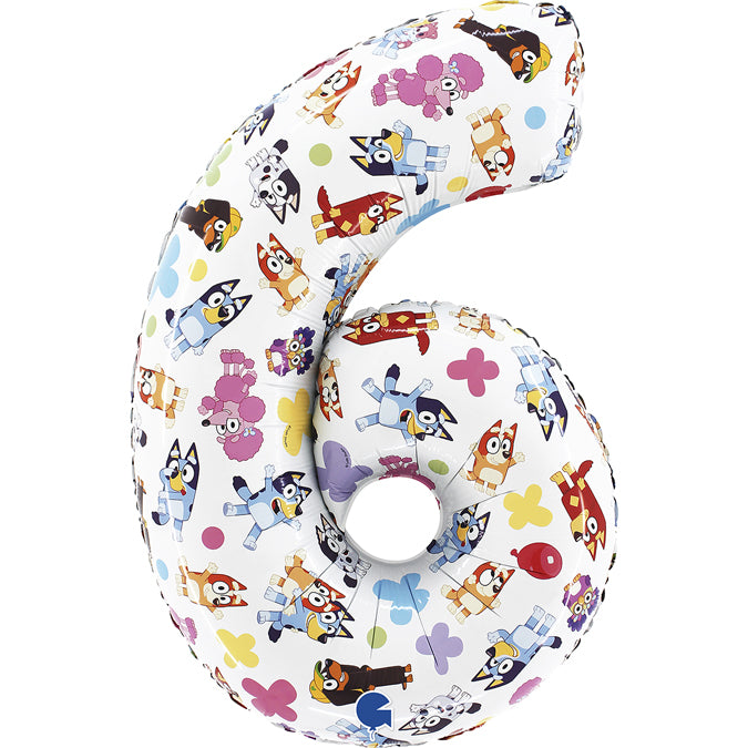 26″ Μπαλόνι Bluey Αριθμός 6