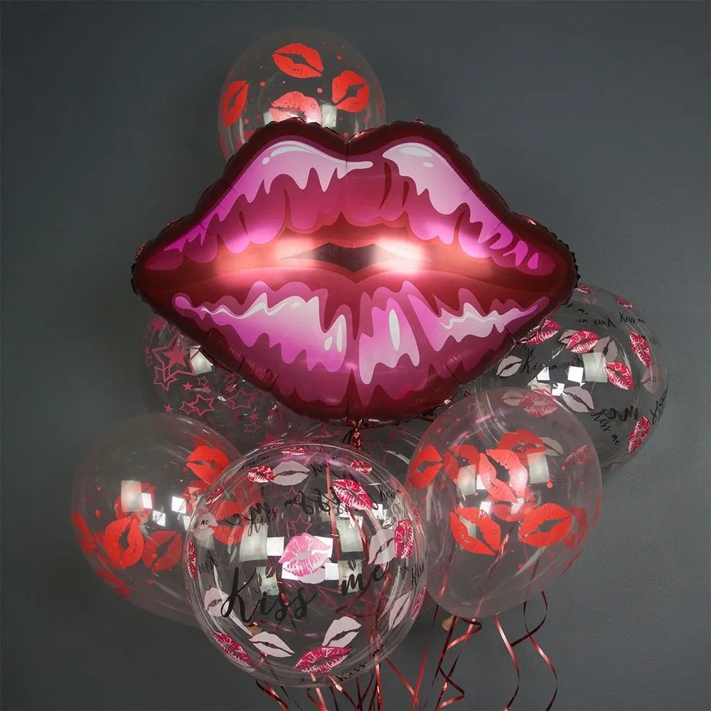 27” Μπαλόνι Χείλη Φιλάκι