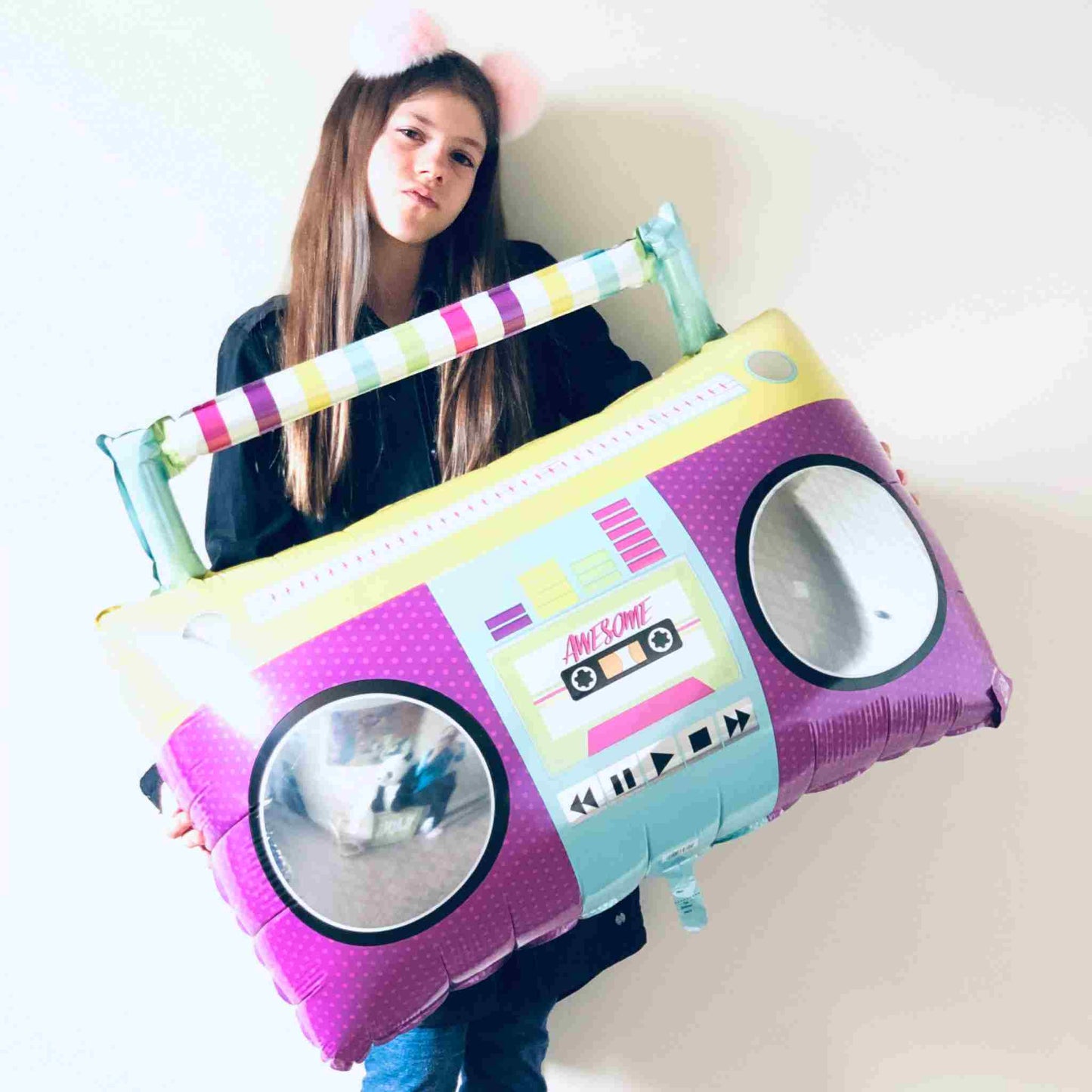 27'' Μπαλόνι Retro Κασετόφωνο Boombox