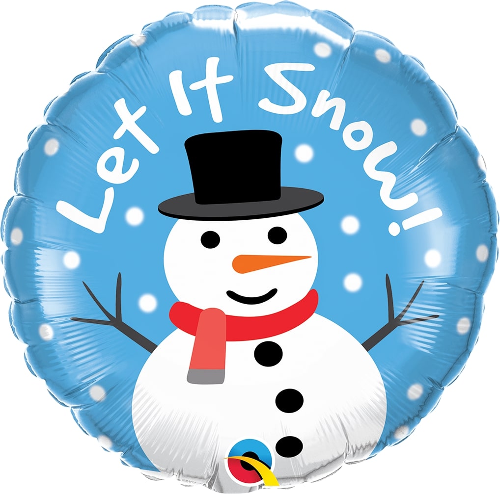 Μπαλόνι Φοιλ 18 Let it Snow Χιονάνθρωπος / 46 εκ