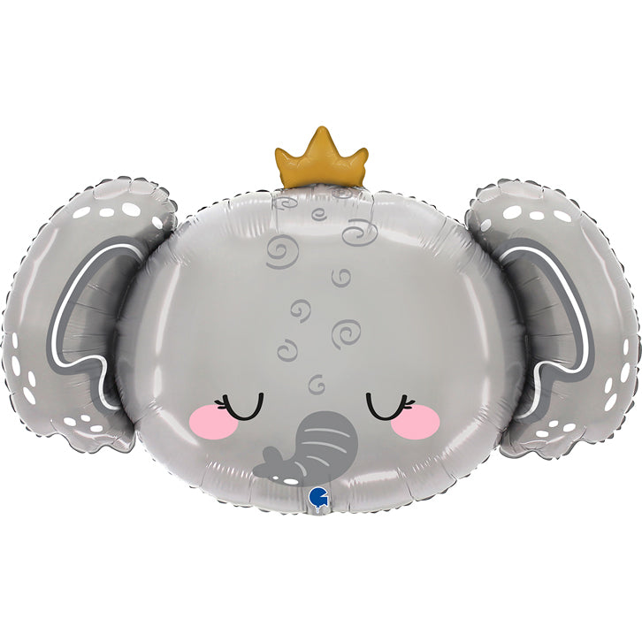 27″ Μπαλόνι Ελεφαντάκι με κορώνα