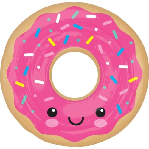 27" Μπαλόνι ροζ χαμογελαστό Donut