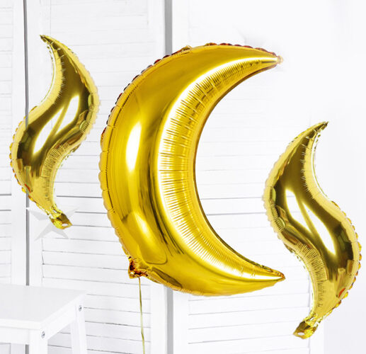 28'' Μπαλόνι χρυσό Φεγγάρι