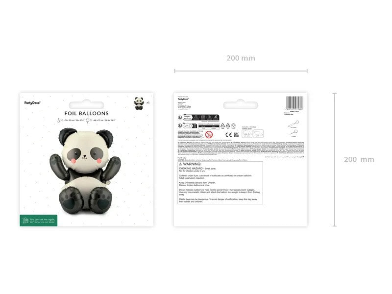 28'' Μπαλόνι Καθιστό Panda