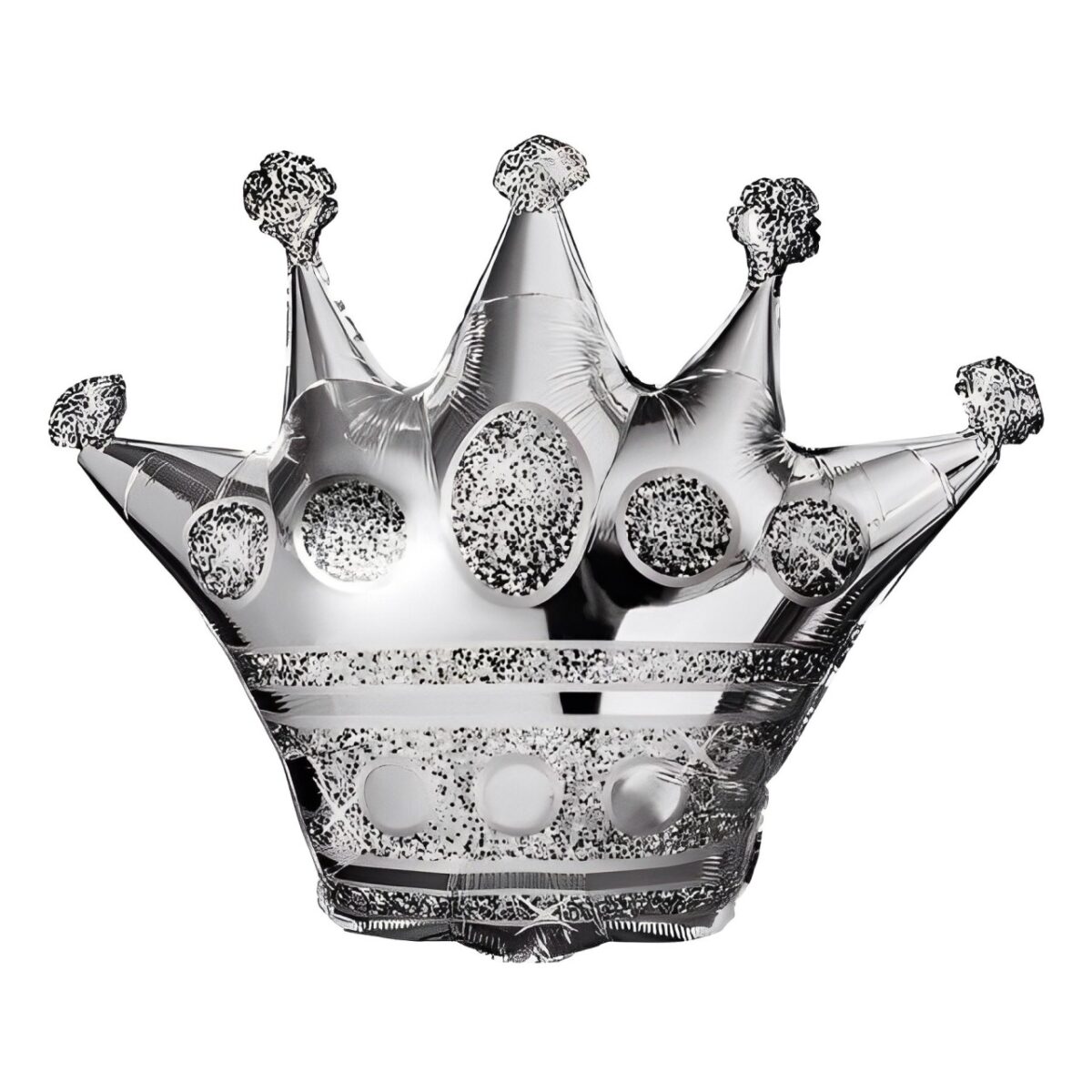 28″ Μπαλόνι ασημί Κορώνα