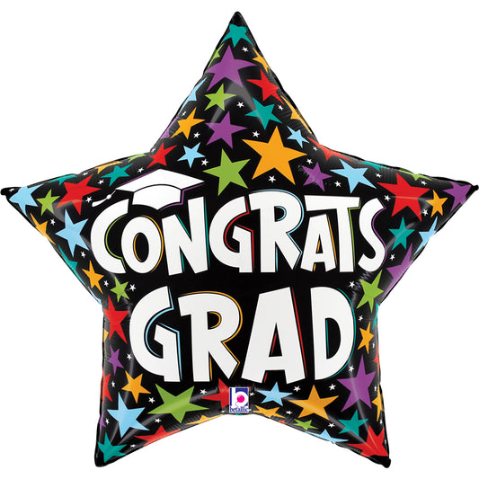 28" Μπαλόνι Αστέρι Αποφοίτησης Congrats Grad