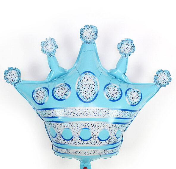 28" Μπαλόνι γαλάζια Κορώνα